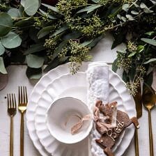 An Easy Christmas Tablescape | halfbakedharvest.com #christmas #tablescape #holiday #dinner