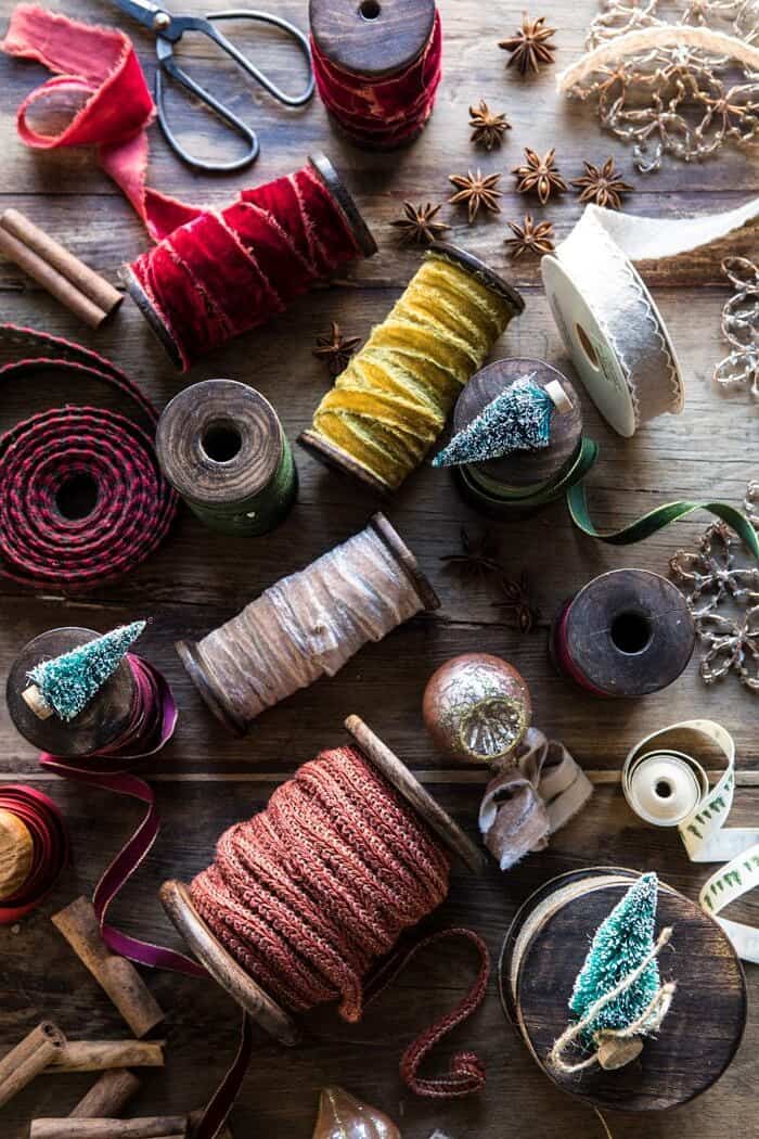 Christmas Gift Wrapping Ideas | halfbakedharvest.com #holiday #DIY #crafts #christmas