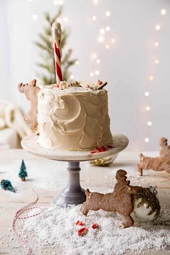 North Pole Cake | halfbakedharvest.com #chocolatecake #christmas #holiday #dessert