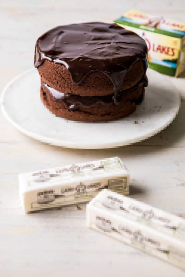 North Pole Cake before frosting