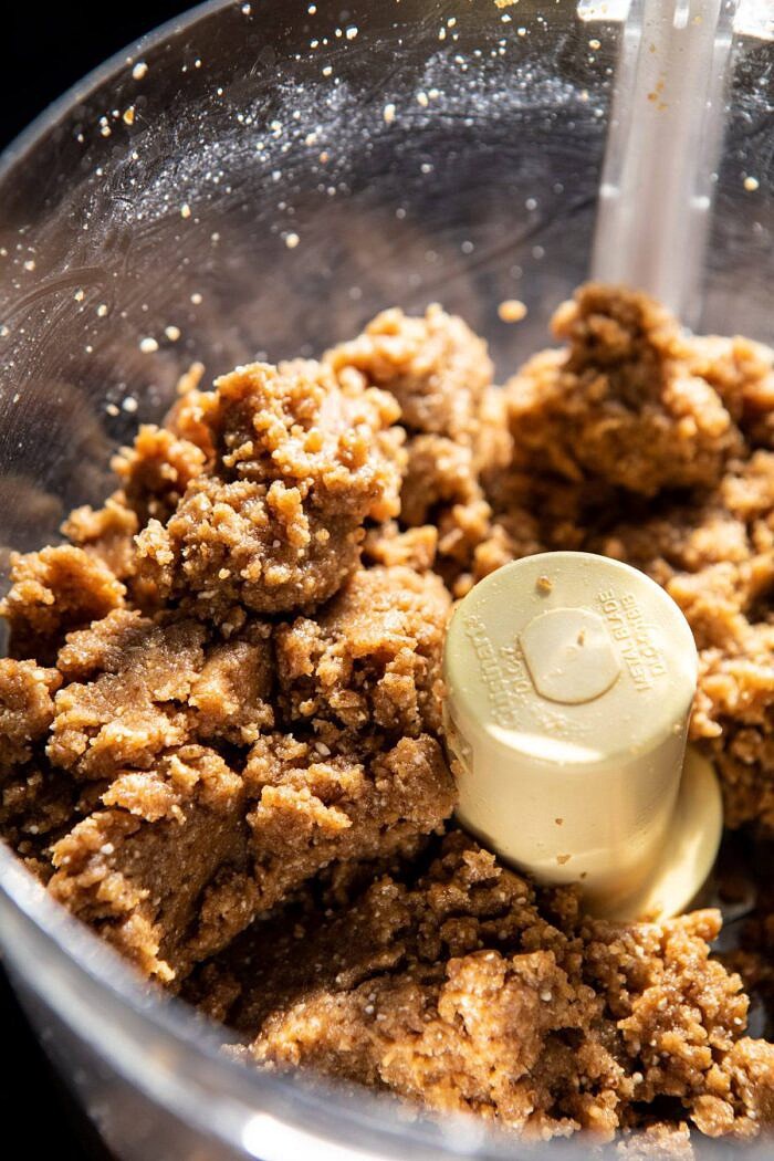 5 Ingredient Chocolate Covered Cashew Bars | halfbkaedharvest.com #chocolate #vegan #easyrecipes #dessert #healthy 5 Ingredient Chocolate Covered Cashew Bar dough