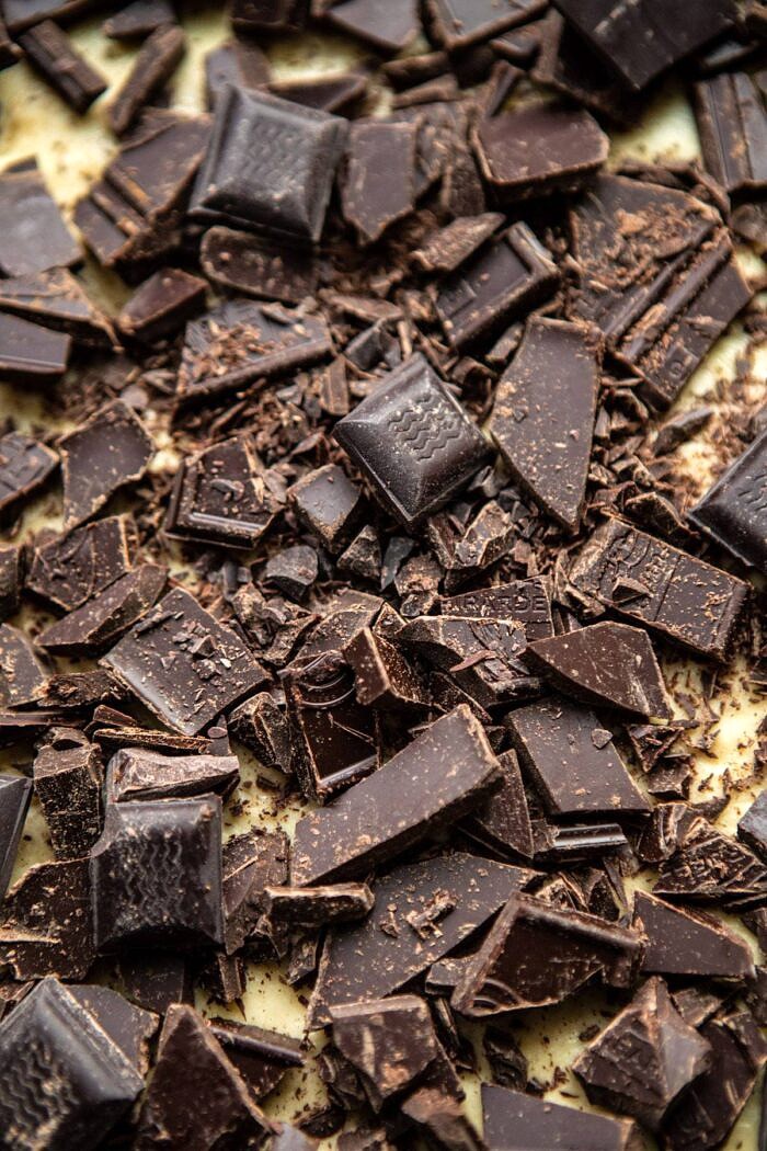 Warm Chocolate Banana Galette before baking without bananas 