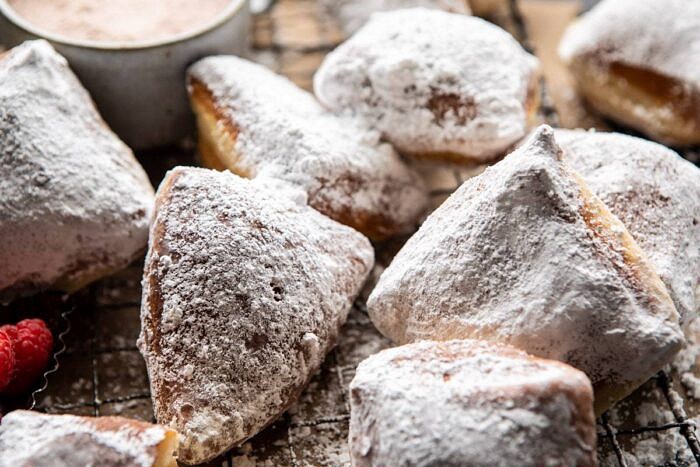 horizontal photo of Easiest Cinnamon Buttermilk Beignets 