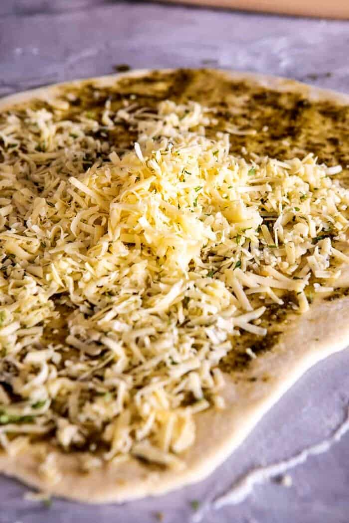 dough before rolling