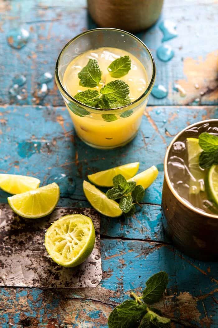 Orange Pineapple Moscow Mule | halfbakedharvest.com #cocktails #drinks #vodka