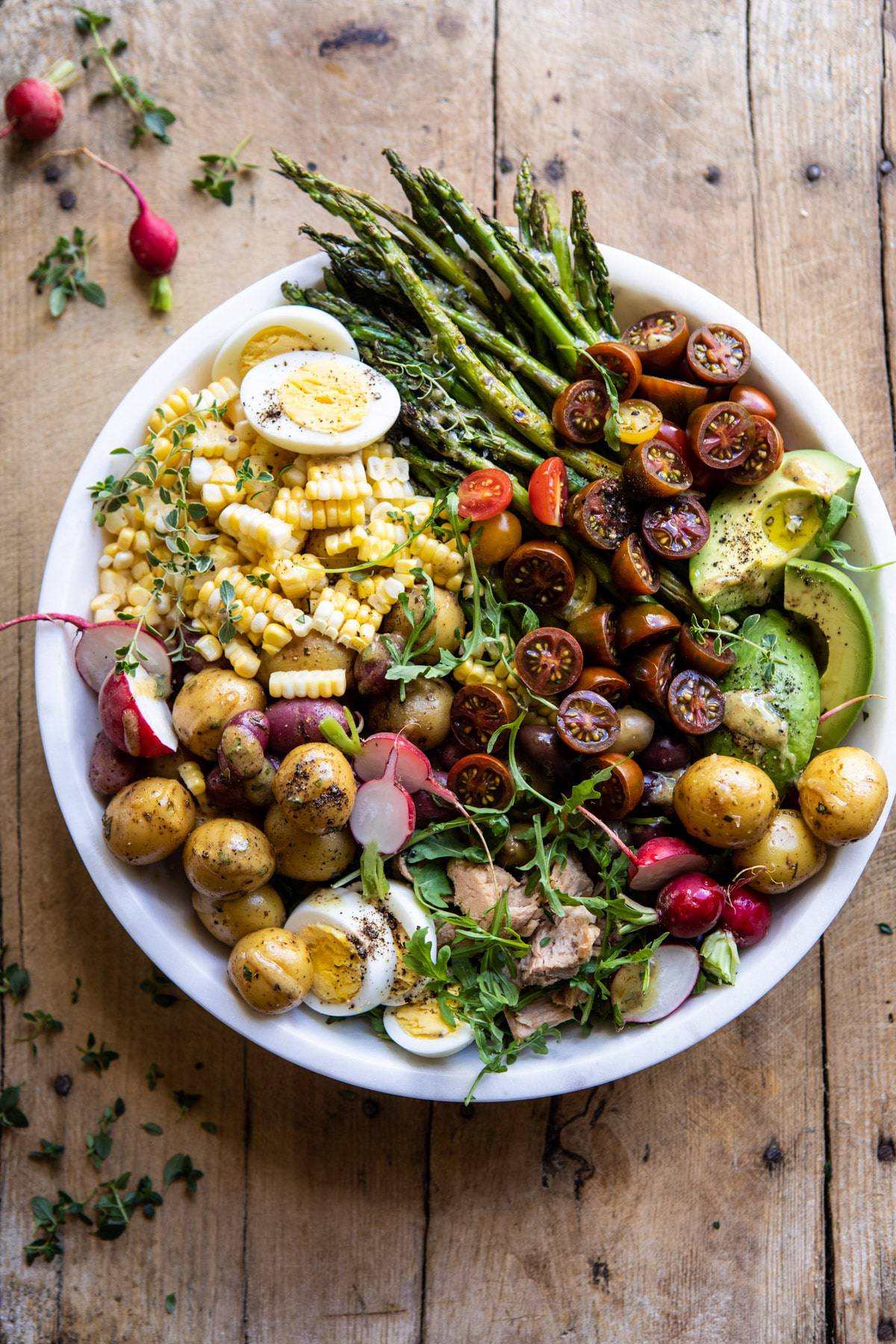 Summer Niçoise Salad | halfbakedharvest.com #salad #summerrecipes #healthy
