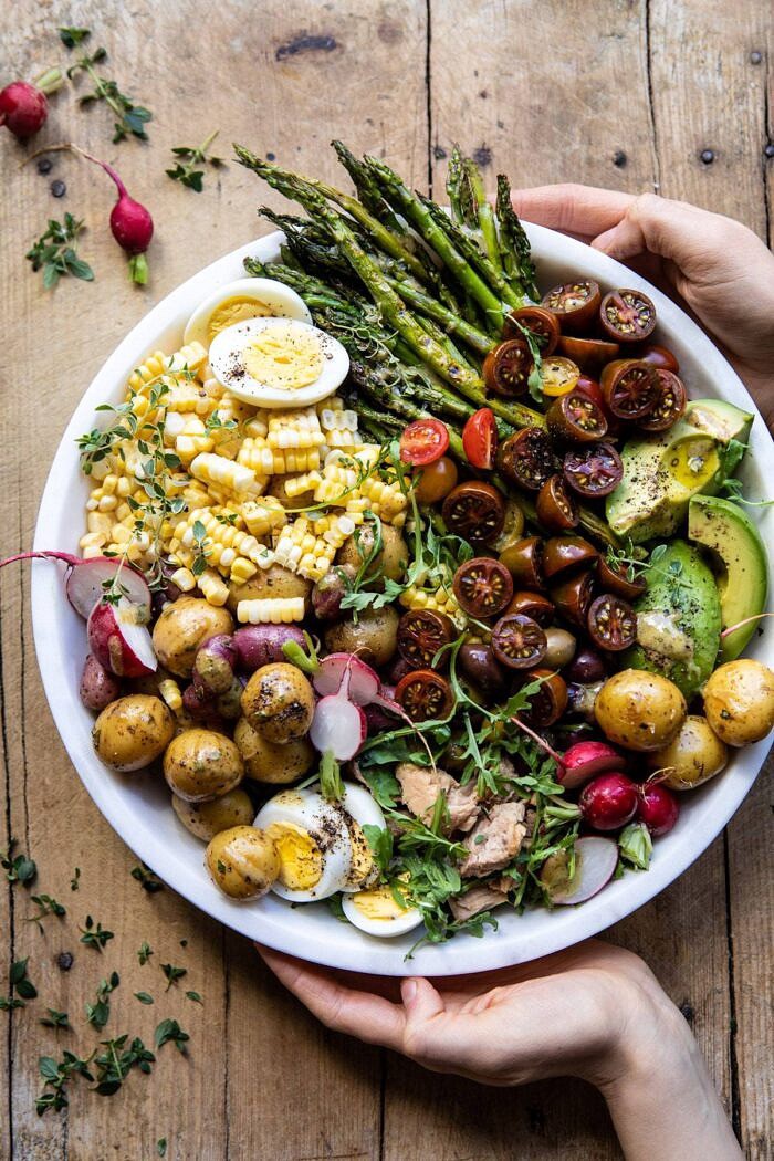 Summer Niçoise Salad | halfbakedharvest.com #salad #summerrecipes #healthy