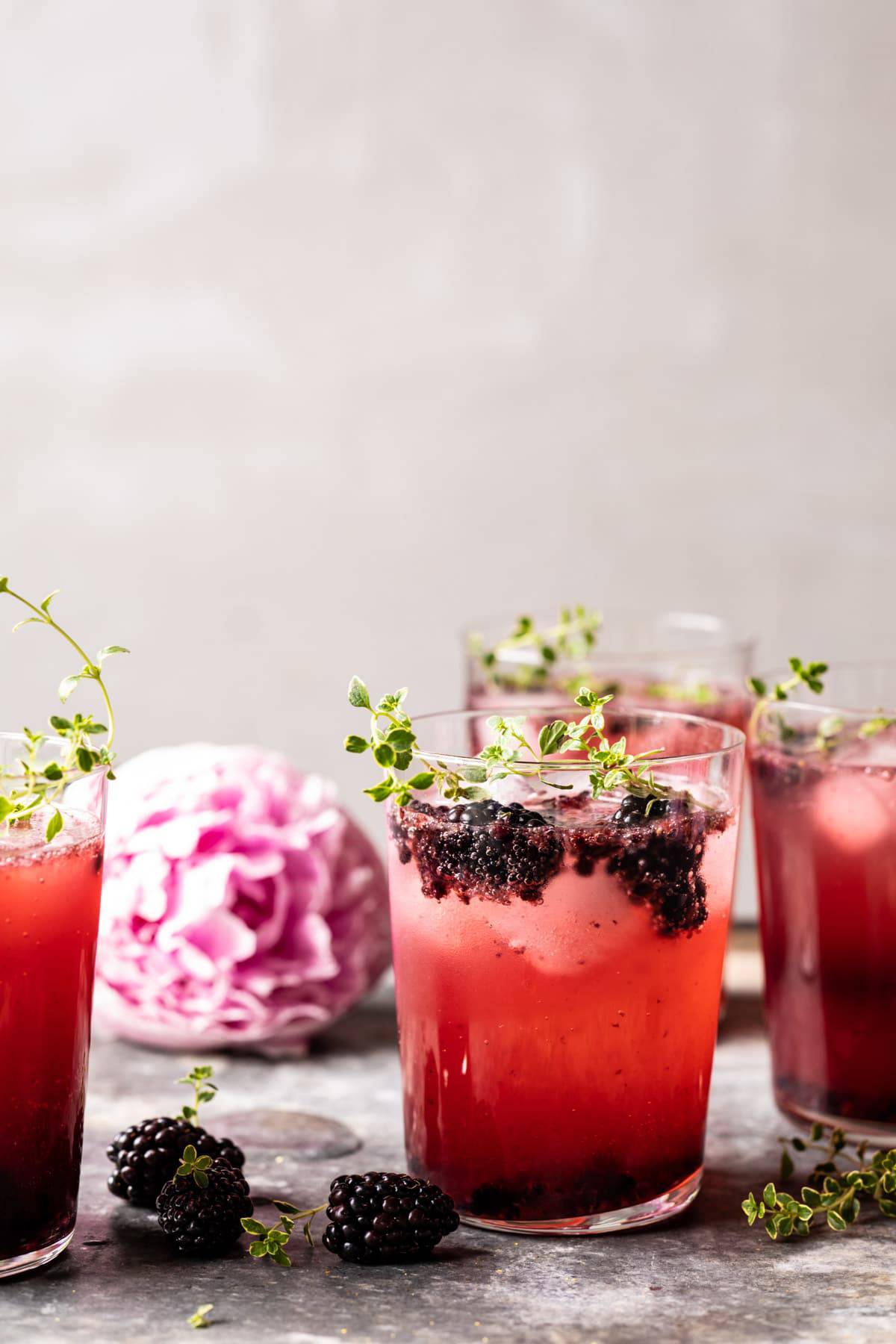 Blackberry Tequila Lemon Cooler | halfbakedharvest.com #cocktail #drinks #blackberries #tequila