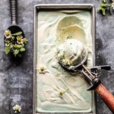 No Churn Minted White Chocolate Swirled Ice Cream | halfbakedharvest.com #icecream #easyrecipes #dessert #nochurnicecream