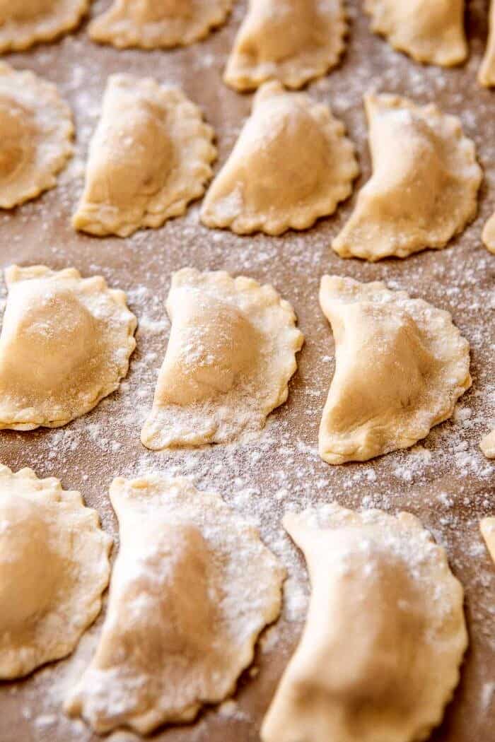 Cheddar Pierogies before cooking