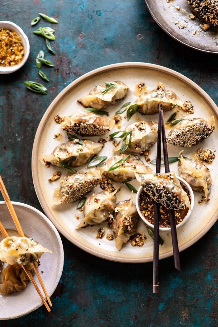 Hot and Spicy Pot Stickers | halfbakedharvest.com Hot and Spicy Pot Stickers | halfbakedharvest.com