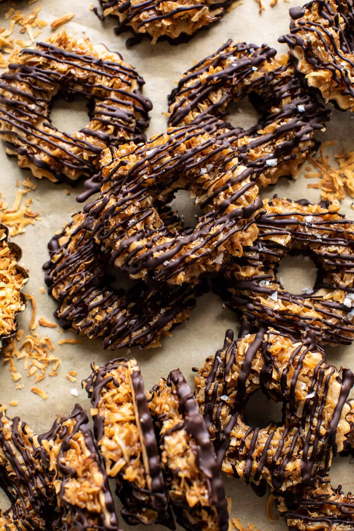 Healthyish Homemade Samoas Cookies | halfbakedharvest.com