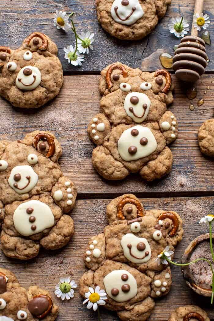 Sweet and Salty Teddy Bear Snickerdoodles | halfbakedharvest.com
