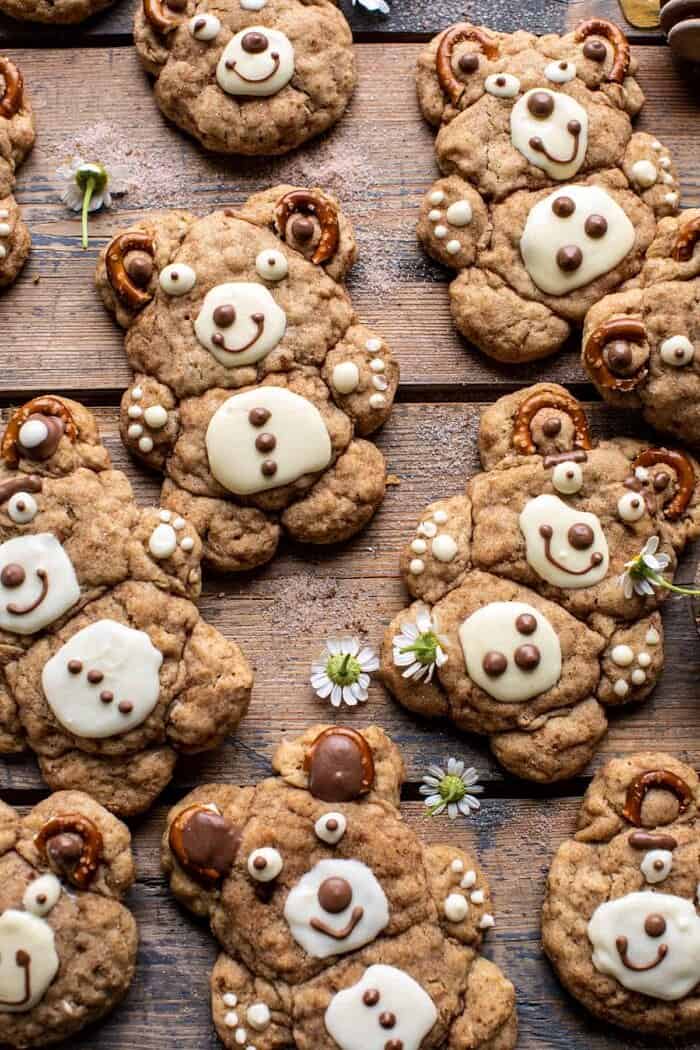 Sweet and Salty Teddy Bear Snickerdoodles | halfbakedharvest.com