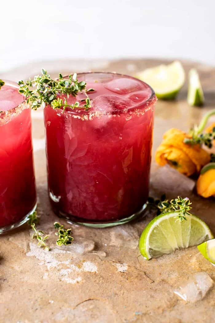 close up photo of Orange Hibiscus Mai Tai 