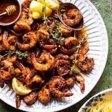 15 Minute Cajun Hot Honey Butter Shrimp | halfbakedharvest.com
