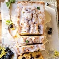 Swirled Blueberry Lemon Thyme Cake | halfbakedharvest.com