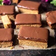 Lunchroom Chocolate Peanut Butter Bars | halfbakedharvest.com