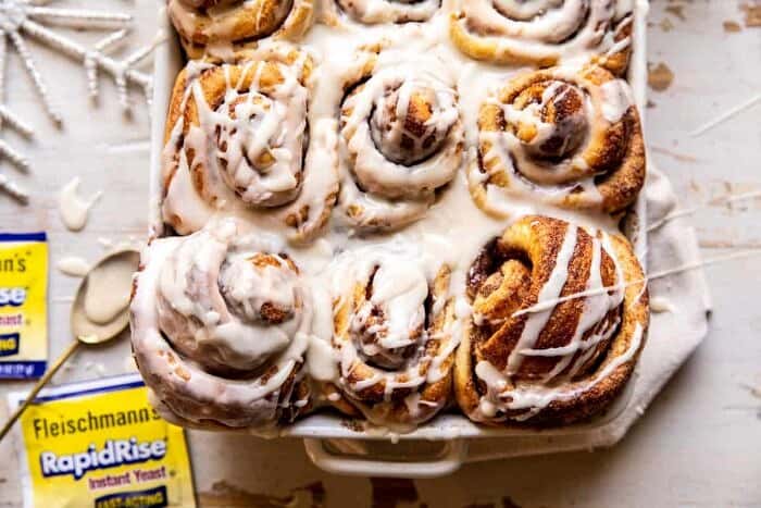 Easy Fluffy Eggnog Cinnamon Rolls | halfbakedharvest.com Easy Fluffy Eggnog Cinnamon Rolls | halfbakedharvest.com