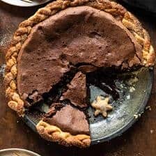 Molten Chocolate Crackle Pie | halfbakedharvest.com