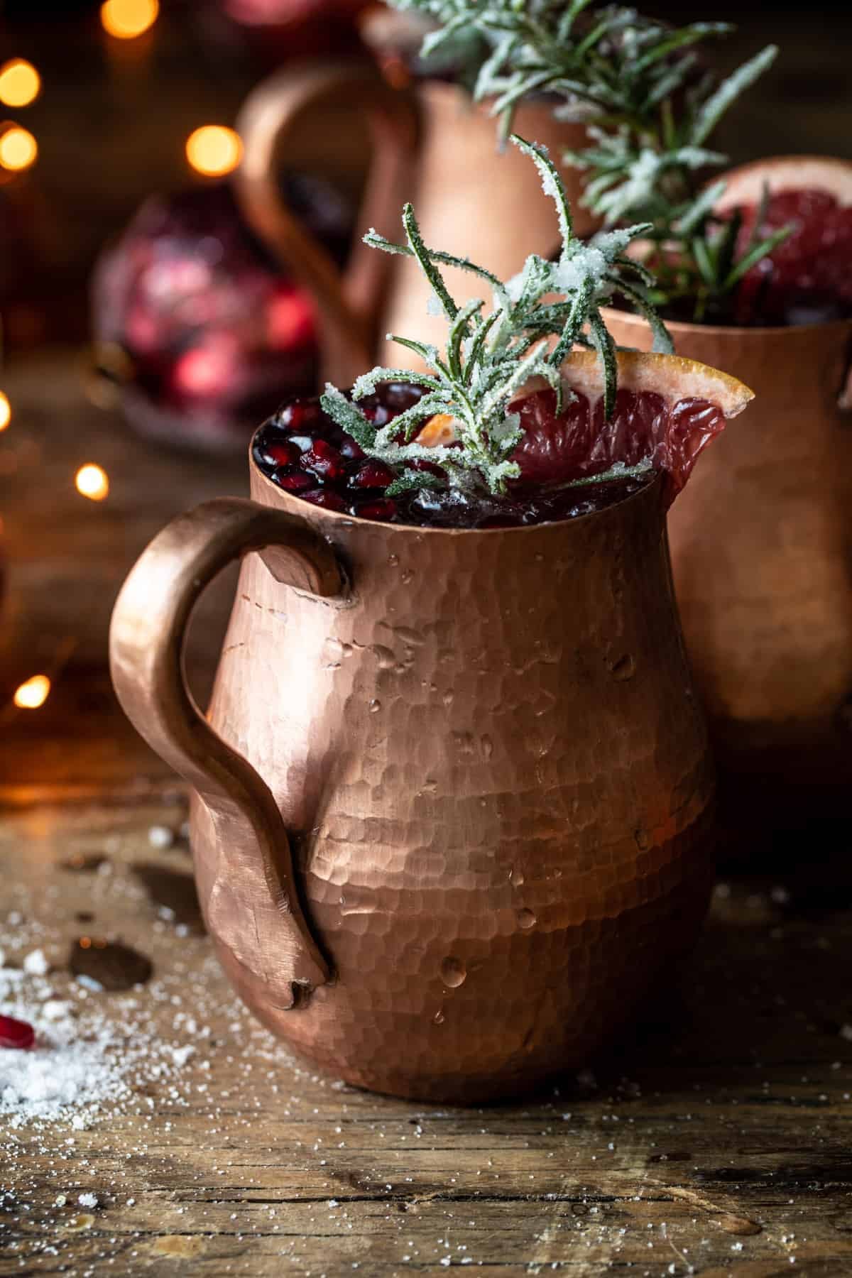 Pomegranate Champagne Mule | halfbakedharvest.com