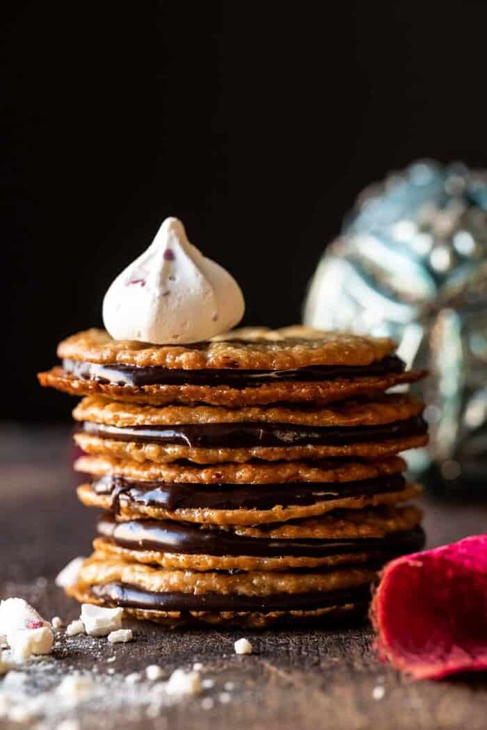 close up photo of Easy Hot Chocolate Lace Cookie