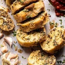Easy Pull Apart Garlic Parmesan Bread | halfbakedharvest.com
