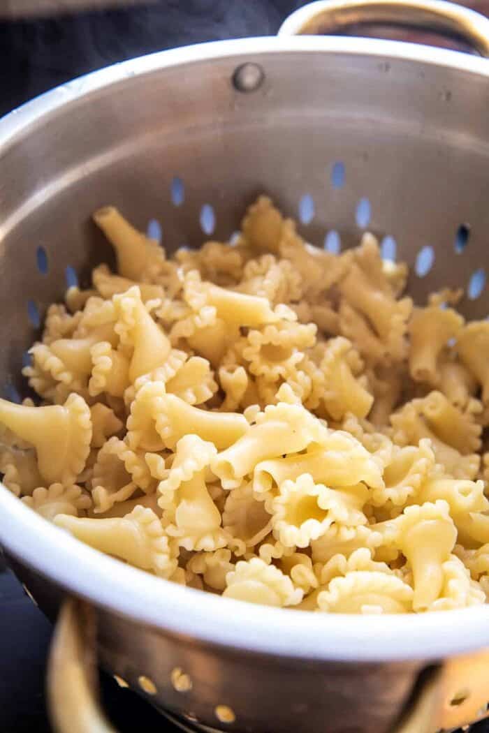 Slow Cooker Red Wine Braised Short Rib Pasta | halfbakedharvest.com pasta after boiling