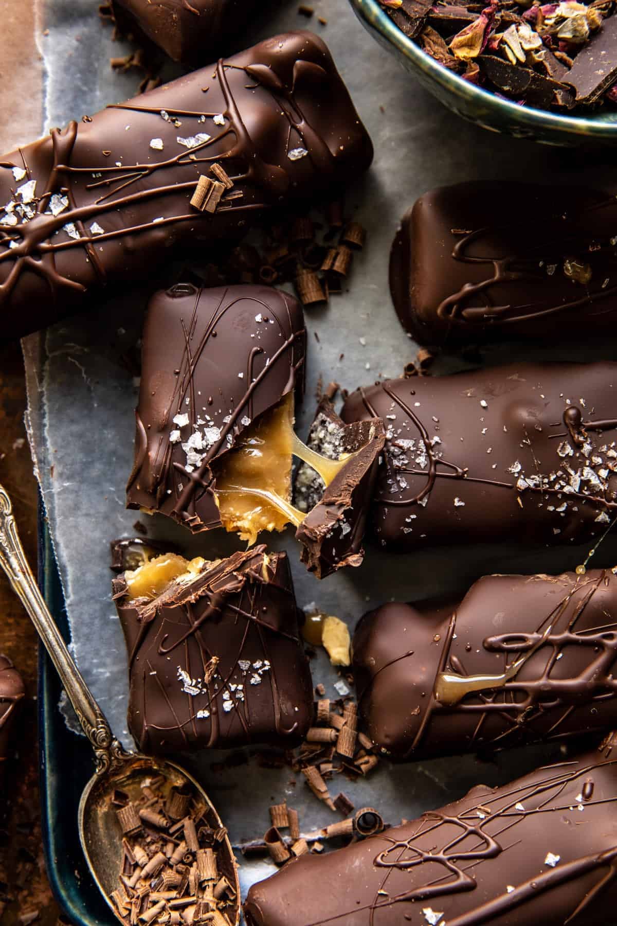 Easy Homemade Vegan Snickers | halfbakedharvest.com
