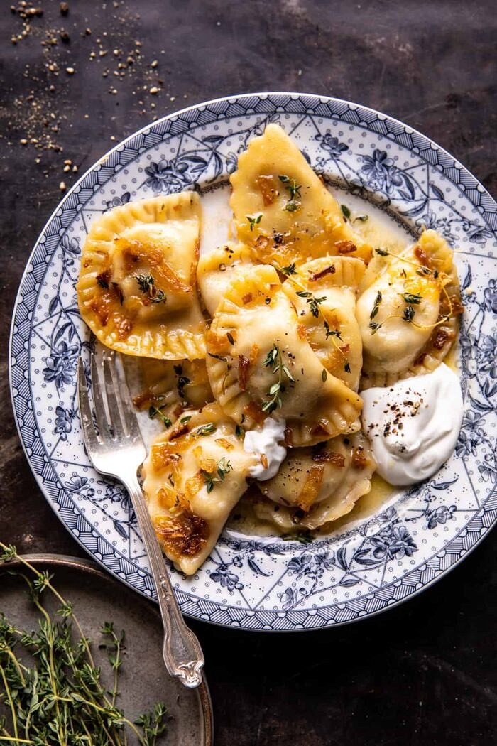 Broccoli Cheddar Potato Pierogi | halfbakedharvest.com