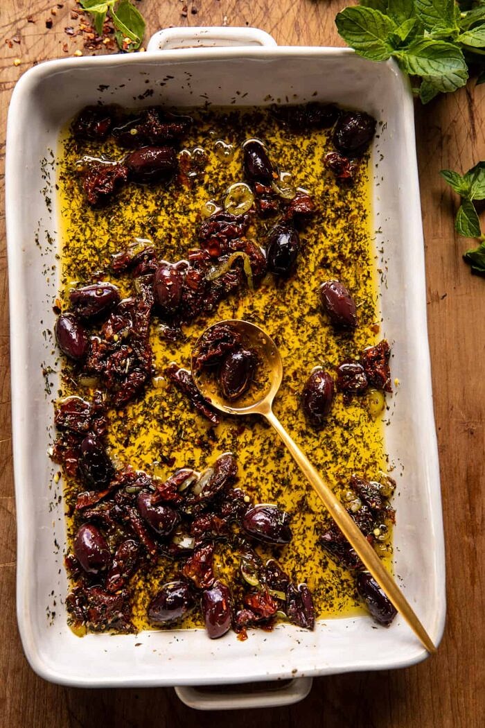 One Pan Baked Cheesy Basil Pasta | halfbakedharvest.com