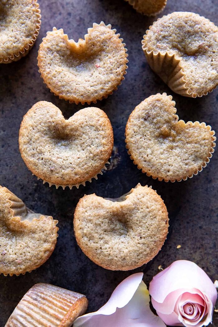 Strawberry Conversation Heart Cupcakes | halfbakedharvest.com
