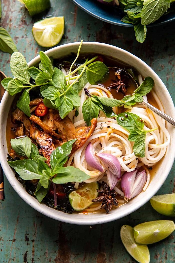 Weeknight Ginger Chicken Pho | halfbakedharvest.com