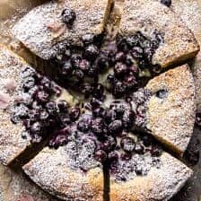 Blueberry Lemon Poppy Seed Crème Cake halfbakedharvest.com