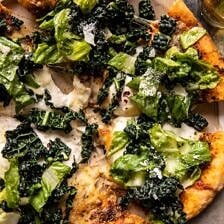 Burrata Caesar Salad Pizza | halfbakedharvest.com