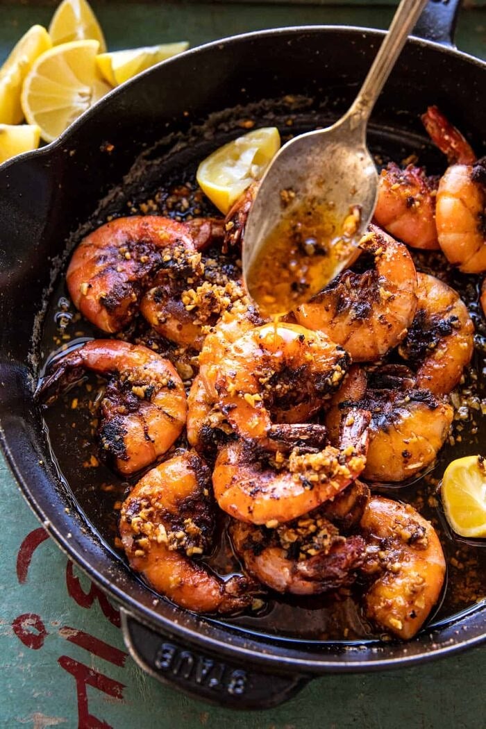 Lemon Garlic Butter Shrimp Special | halfbakedharvest.com