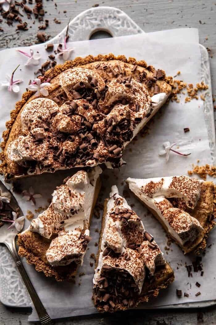 Vintage Chocolate Peanut Butter Pie | halfbakedharvest.com