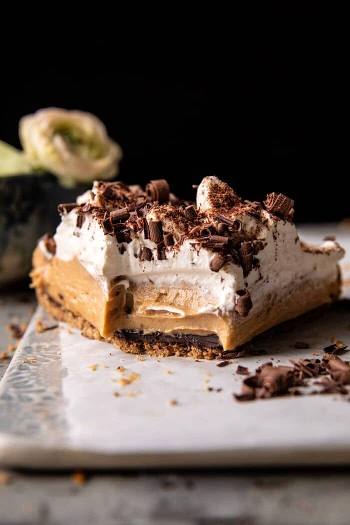 Vintage Chocolate Peanut Butter Pie | halfbakedharvest.com
