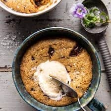 Deep Dish Molten Chocolate Coffee Blondies | halfbakedharvest.com