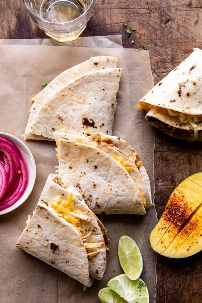 Folded Crispy Chipotle Chicken Wraps | halfbakedharvest.com