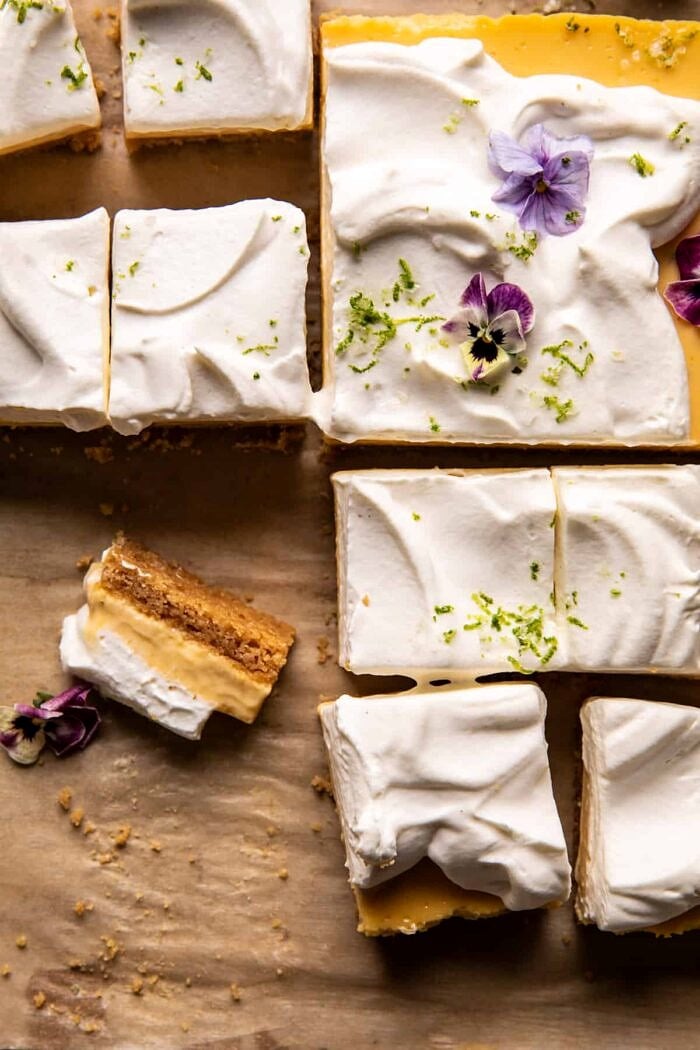 Lemon Key Lime Pie Bars | halfbakedharvest.com