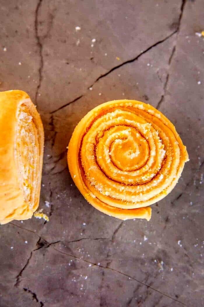 Lemon Sugar Rolls with Vanilla Cream Cheese Icing | halfbakedharvest.com Lemon Sugar Rolls before rising