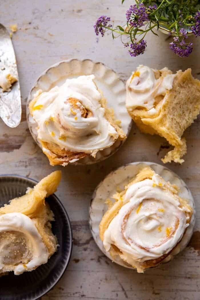 Lemon Sugar Rolls with Vanilla Cream Cheese Icing | halfbakedharvest.com Lemon Sugar Rolls with Vanilla Cream Cheese Icing