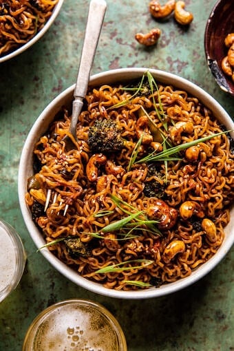20 Minute Stir Fried Honey Ginger Sesame Noodles | halfbakedharvest.com