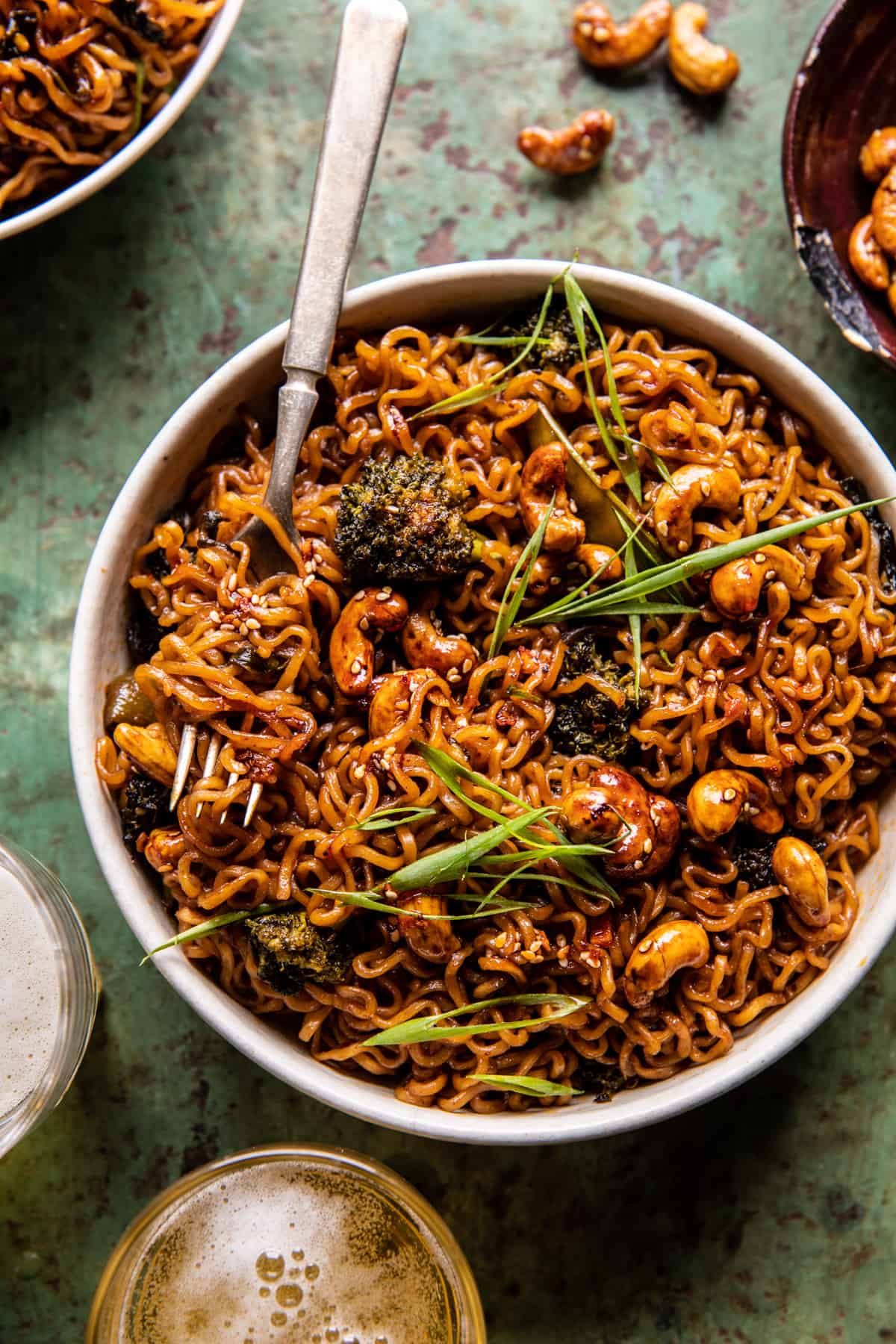 20 Minute Stir Fried Honey Ginger Sesame Noodles | halfbakedharvest.com