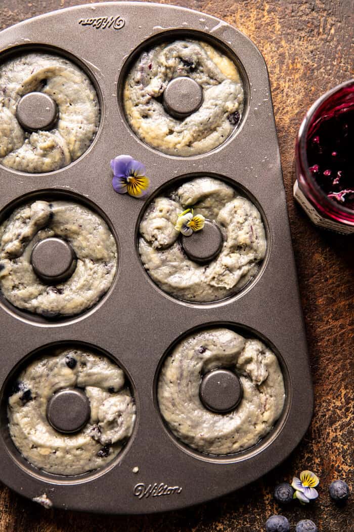 Baked Blueberry Cinnamon Sugar Doughnuts | halfbakedharvest,com