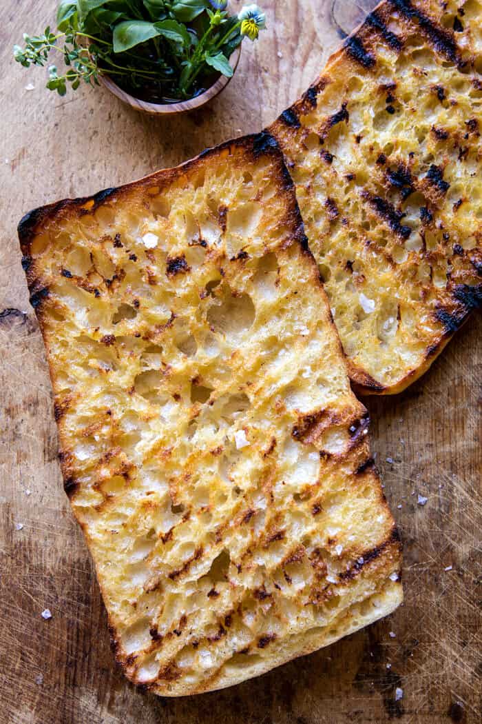 Grilled Vegetable Burrata Sandwich with Lemon Thyme Honey Mustard | halfbakedharvest.com