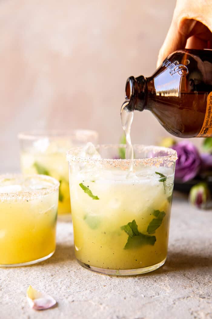 Spicy Serrano Pineapple Margarita | halfbakedharvest.com