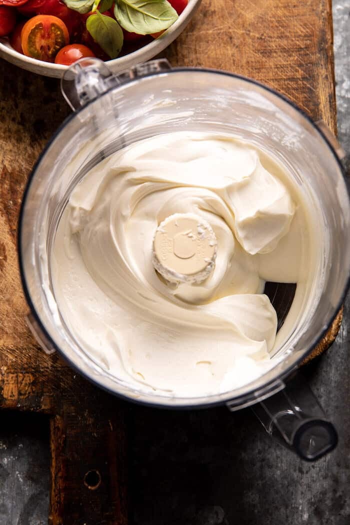 Whipped Ricotta Toast with Marinated Tomatoes and Lemon Thyme Honey | halfbakedharvest.com