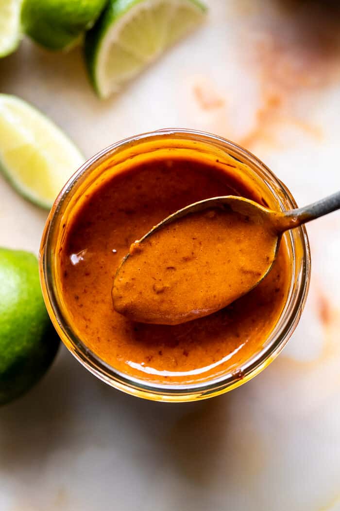 Taco Stuffed Avocados with Chipotle Sauce and Cilantro Lime Ranch | halfbakedharvest.com